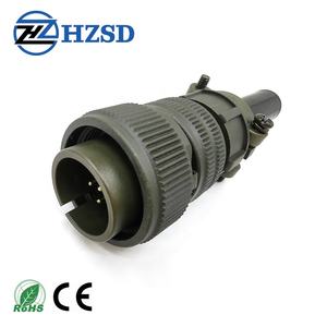 Amphenol MS3106A-18-1P, 10 способ оптического кабеля Разъем для монтажа на разъем, резьбовое соединение, Pin связаться с нами, в виде ракушки, высота каблука 18, MIL-DTL-5015 - Product Image 3