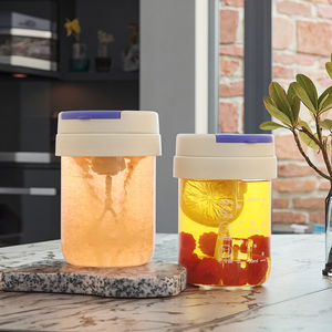 Batidora <span class=keywords><strong>de</strong></span> <span class=keywords><strong>Vidrio</strong></span> Reutilizable, <span class=keywords><strong>Vaso</strong></span> Agitador a Prueba <span class=keywords><strong>de</strong></span> Fugas para Batidos, Batidos y Sopas - Product Image 1