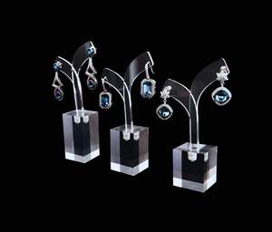 Ensemble <span class=keywords><strong>de</strong></span> présentoirs <span class=keywords><strong>de</strong></span> boucles d'oreilles en acrylique transparent, 3 pièces, haut <span class=keywords><strong>de</strong></span> gamme, accessoires Photo, bijoux en vogue, Style moderne - Product Image 6