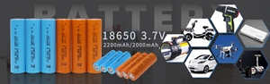 Lifepo4 2200Mah 2000Mah 18650 Baterai Li-ion Sel Baterai Lithium 18650 Isi Ulang - Product Image 5