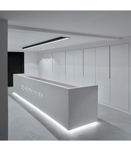 Redefinición y selección <span class=keywords><strong>de</strong></span> materiales Escritorio <span class=keywords><strong>de</strong></span> <span class=keywords><strong>recepcionista</strong></span> semicircular <span class=keywords><strong>de</strong></span> superficie sólida - Product Image 3