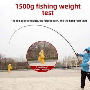 Jetshark Venta caliente Carp Lure Rod 2,7 m-7,2 M Sección corta Stream Superhard Glass EVA Handle Bass Bottom Lake - Product Image 2