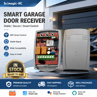 Récepteur universel 433 MHz 2 canaux pour porte de garage, prend en charge le code fixe et le code roulant, ouvre-porte intelligent WiFi avec application Tuya, Alexa, Google Home