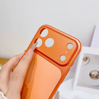Funda de PC Mate con Cristal AG y Protector de Lente para iPhone 17, 16, 15, 14 con Logo, Estilo To 17 Pro