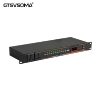 GTSVSOMA Séquenceur d'alimentation professionnel 10 canaux 4500W haute puissance, tension universelle, écran rétroéclairé, en métal, multi-appareils