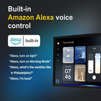 Tuya Wifi Smart Home 8 pulgadas Smart Inwall Panel de Control Central multifunción con Zigbee Gateway Alexa Music System integrado