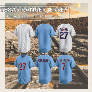 Vente en gros de maillots de baseball unisexes brodés en 3D <span class=keywords><strong>Texas</strong></span> Ranger # 5 Corey Seager 36 Wyatt Langford 48 Jacob DeGrom Softball - Product Image 2
