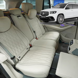 Kit de Molduras para Mercedes-Benz AMG GLS63(X167) 2024, Actualización de 5 Plazas, Color Gris Plateado Perla con Beige - Product Image 1