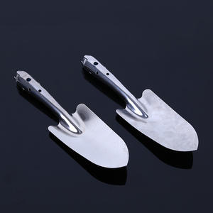 Double Pine Mini Stainless Steel Shovel Small Flower <b>Spade</b> <b>For</b> Gardening Planting Potted Plants Metal <b>Handle</b> And Blade - Product Image 1