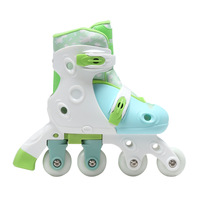Patins à roulettes en ligne 2-en-1 avec roues lumineuses en PU rotatives et roulements ABEC-5 pour enfants – Idéal pour les loisirs