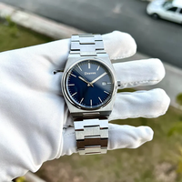 Montre de luxe pour homme PRX T137 avec calendrier, mouvement ETA, personnalisable, 40 mm, étanche, en acier inoxydable, à quartz