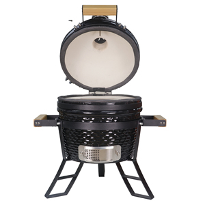 Parrilla Kamado SEB de 23.5 Pulgadas, Negra, de Carbón, <span class=keywords><strong>Asador</strong></span> de Cerámica Grande para Exteriores - Product Image 1