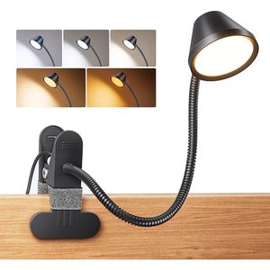 LEPOWER Clip On <b>Light</b> 400LM LED Reading Lamp <b>Touch</b> Control Stepless Dimming For <b>Bedside</b> Book Reading - Product Image 5