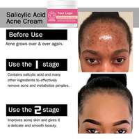 Crème Anti-Boutons et Anti-Acné pour le Visage, Cible les Imperfections, Réduit les Rougeurs, Apaise et Purifie