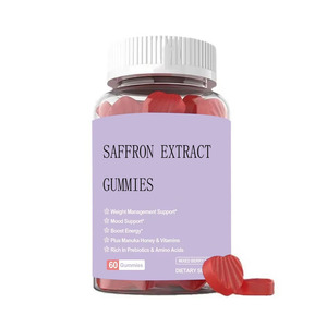 Herbal Supplement Saffron Gummies Gummy Candy Adult Beauty Energy Management Customized OEM Processing - Product Image 1
