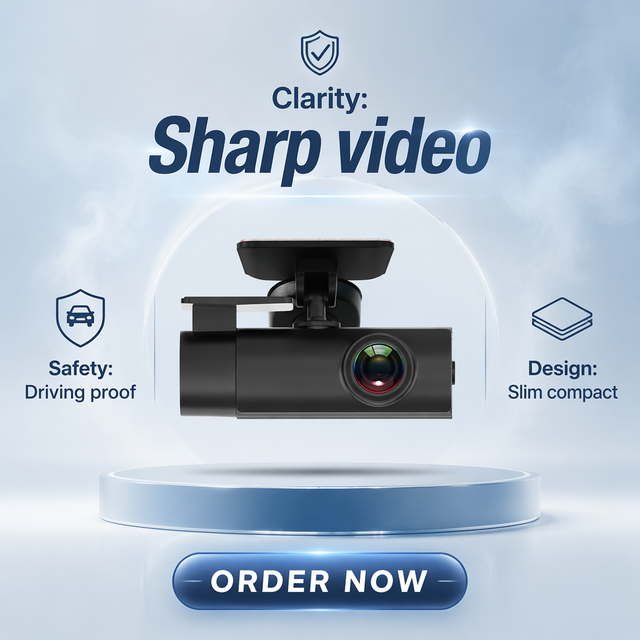 WiFi High Quality IPS Dash Cam 180 Degree Night Vision Loop Recording 1080P Full HD Car Black Box with 1 Year Warranty