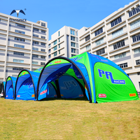 Carpa Inflable Personalizada de Alto Rendimiento para Eventos, Carpa Domo con Tubo de Aire Tipo Araña con Impresión Personalizada para Eventos al Aire Libre