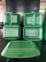 Ligne de production de vaisselle jetable en mousse PS, contrôlée par PLC, haute productivité, écologique, facile à utiliser, avec moteur de pompe
