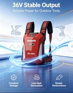 36V 20AH Baterai Lithium Ion Prisma Persegi Isi Ulang 720W untuk Mesin Pemotong Rumput Listrik, Alat Tenaga, dan Penyimpanan Ransel - Product Image 2