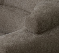 Heiß begehrtes modernes minimalistisches Design Stoff-Vollschwamm-Roll-Pack-Vakuum-Kompressionssofa – einfacher Versand für Wohnzimmer & Apartment