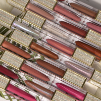 Gloss à lèvres liquide brillant de luxe en tube carré, hydratant, nude, repulpant, waterproof, végétalien, personnalisable, marque privée