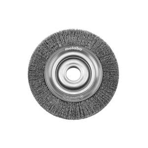 METABO - 629071000 Steel <b>wire</b> round <b>brush</b> - EAN 4061792235045 ABRASIVES HONING WHEELS, <b>BRUSHES</b> AND BONNETS - Product Image 1