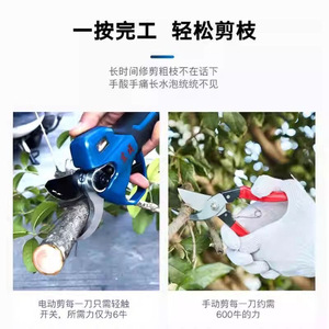 Tijeras de Podar Eléctricas Dongcheng de 16 V con Capacidad de Corte de 35 mm, Herramienta de Jardín con Batería de Litio Recargable - Product Image 5