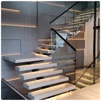 Rahmenlose Glasgeländerhalterungen 50x25mm Quadratisch Edelstahl Spiegelpoliert Wasser- und Rostbeständig für Balkon Treppen Innenbereich