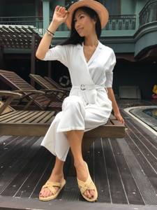 Bolso de Mano Artesanal de Jacinto de Agua en Forma de Media Luna, Estético, Tejido, Ecológico, para Playa, Verano, Viajes, para Mujer - Product Image 5