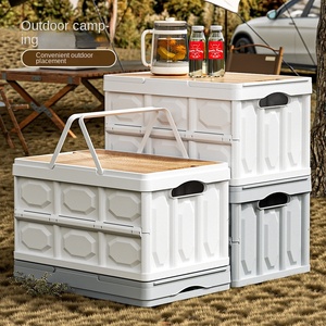 Công suất lớn di động gian hàng phù hợp hộp nắp ngoài trời cắm trại lưu trữ thân xe đa chức năng nhôm hình chữ nhật nhựa - Product Image 1