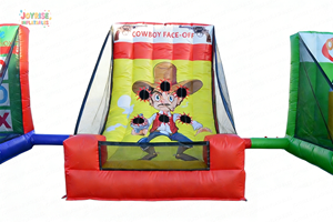 JOYRISE JG-25 Combo <span class=keywords><strong>de</strong></span> <span class=keywords><strong>jeux</strong></span> gonflables multi-usages 4-en-1 d'extérieur 2,5m x 2,5m portable pour carnaval, camping et journées <span class=keywords><strong>de</strong></span> plaisir en famille - Product Image 4