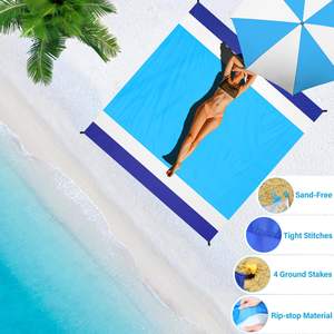 Durable Beach <b>Mat</b> Camping Foldable Beach <b>Mat</b> <b>Outdoor</b> Travel <b>Waterproof</b> Nylon Beach <b>Mat</b> - Product Image 2