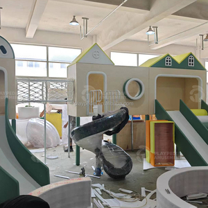 Aire de jeux intérieure durable, sûre et moderne pour enfants, ensemble de jeux souples pour la maison, aire de jeux commerciale pour enfants avec toboggan et piscine à balles - Product Image 6