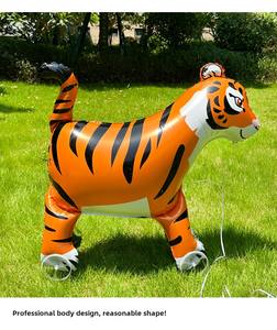 وحيد القرن الماكابيبارا الألبكة Kt القط سيارة البالون كشك حديقة ثلاثي الأبعاد الكرتون رقائق الألومنيوم البالون مع عجلات عنصر واحد - Product Image 3