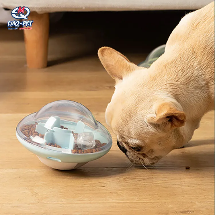 יצרן מפעל סיטונאי חטיף חיות מחמד כלב חתול מזון מזין כדור צעצוע פאזל כלב כדור צעצוע לחיות מחמד כוס דולף צעצוע