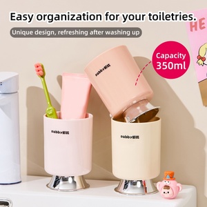 Custom Logo Portable Multifunctional Wash Set <b>Toothbrush</b> Containers <b>Case</b> Travel Business Dustproof High Footed <b>Toothbrush</b> Cup - Product Image 4