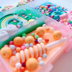 Hot Sale Sea World Crystal DIY <b>Slime</b> Soft Fluffy Candy Toy Kids Featuring Clay Plastic Resin Mud Material Sticky Soft Features - Product Image 3