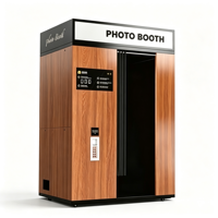 Photomaton portable fermé avec guidage vocal et apparence personnalisée, compatible avec le modèle de caméra