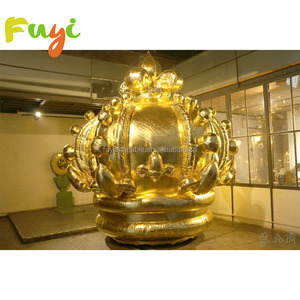 <span class=keywords><strong>Couronne</strong></span> Gonflable Style Royal Doré pour Scène Photo de Célébration en Centre Commercial - Product Image 3