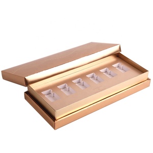 Custom luxury eco friendly packaging paper drawer box for skincare cosmetics lipsticks box packaging lip gloss