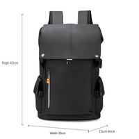Sac à dos multifonctionnel pour homme, grande capacité, en polyester Oxford, idéal pour les affaires, avec double compartiment arrière, vente en gros