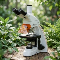Fluorescence Light Microscope for Cell Culture and Medical Research for Clinic Using