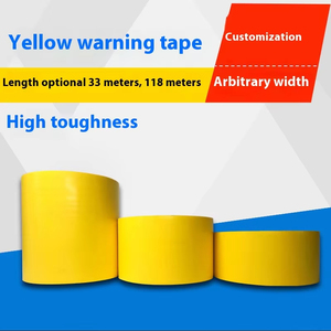 Pvc cảnh báo Băng cảnh báo băng màu đen và màu vàng an toàn màu ngựa vằn Logo tầng trệt nhà máy đánh dấu Băng - Product Image 3