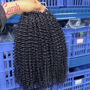 Extensions de cheveux humains au crochet en cheveux vierges de 18 à 26 pouces, boucles italiennes, nœuds <span class=keywords><strong>miracle</strong></span>, pré-bouclées, pour tressage au crochet – Vente chaude - Product Image 5