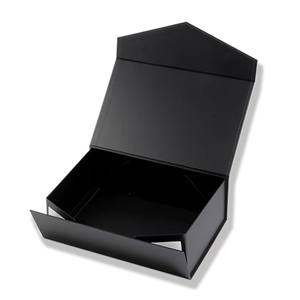 Scatola Regalo Pieghevole di Lusso in Cartone Rigido con Logo Personalizzato, Nastro e Chiusura Magnetica per <span class=keywords><strong>Packaging</strong></span> - Product Image 2