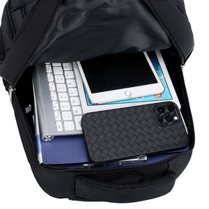 Promotional Backpack 20-35L Durable Oxford Cloth Business Travel Unisex Fashion Solid Color - Product Image 3