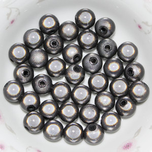 Cuentas de forma redonda milagrosa de ilusión 3D acrílica de 16MM, cuentas espaciadoras sueltas de colores arcoíris para la fabricación de joyas - Product Image 5