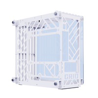 Lovingcool New Style Open Air Power Supply Computer Case Mid Tower Micro ATX Mini ITX RGB Gaming PC Cases and System Blocks
