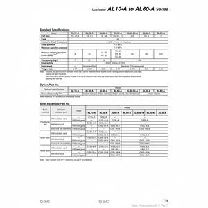น้ำมันหล่อลื่นนิวเมติก SMC AL40-02B-R-A ชิ้นส่วนนิวเมติก - Product Image 1