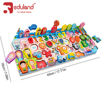 Mainan Edukasi EN71 Papan Montessori Anak-anak Ramah Lingkungan Puzzle Kayu 3D Kurang dari 50 Potong |   Penitipan Anak Usia Dini